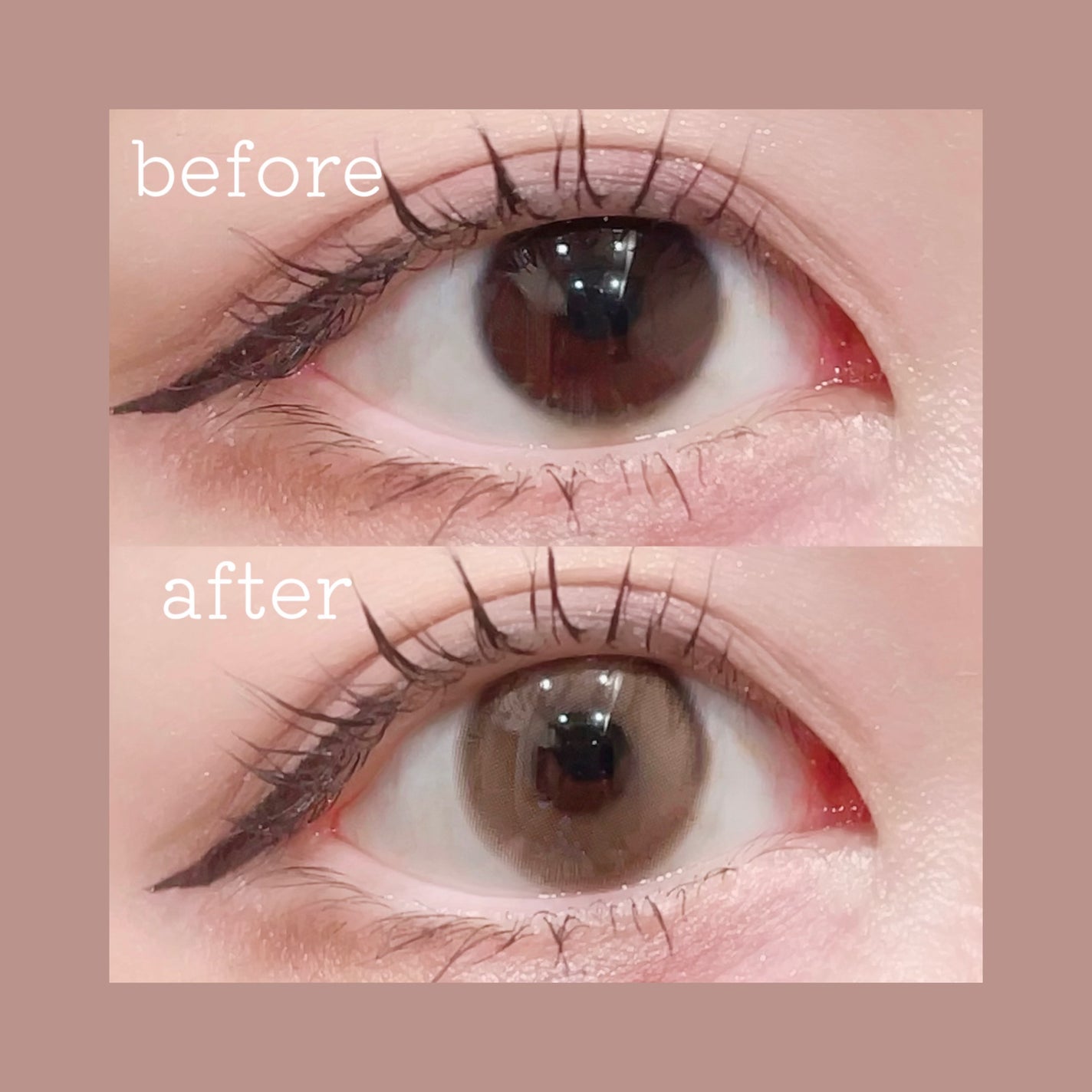 ピュアリティーシャイン マンスリー/OLOLA/カラーコンタクトレンズを使ったクチコミ(4枚目)