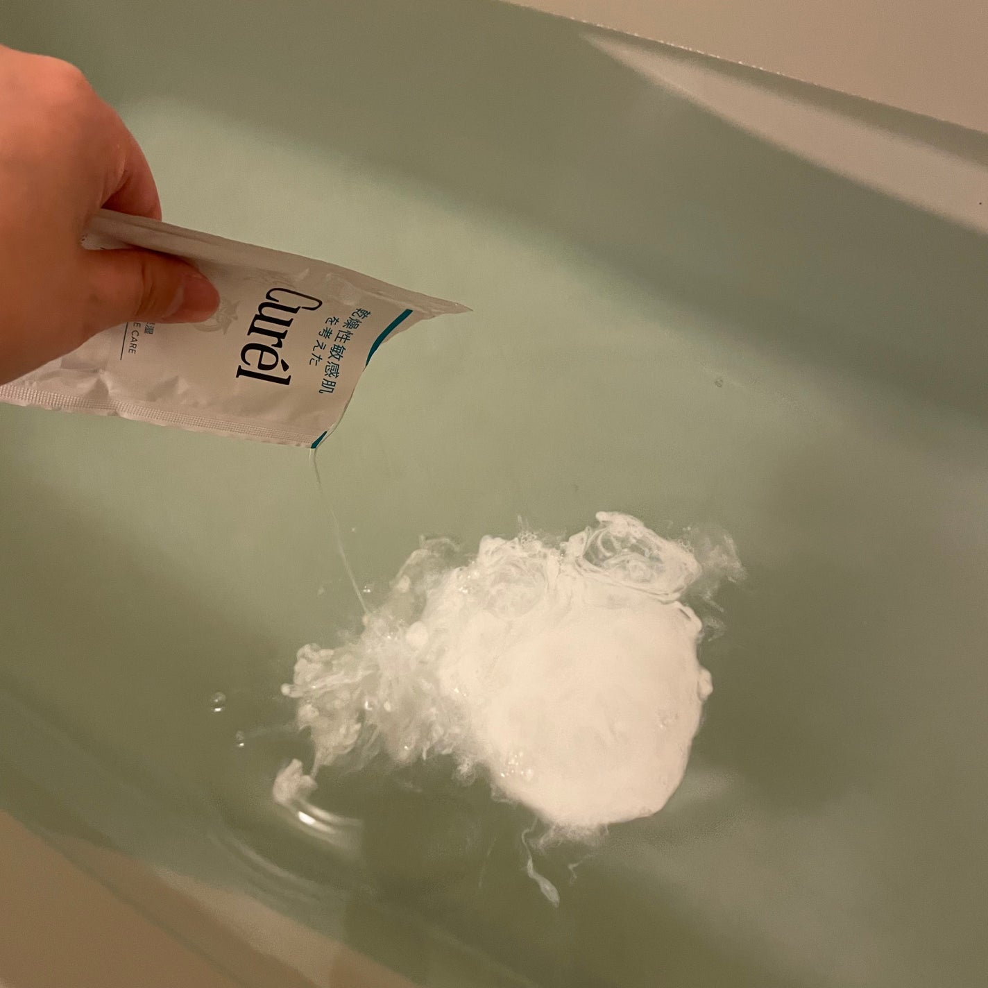 入浴剤/キュレル/保湿系入浴剤を使ったクチコミ(2枚目)