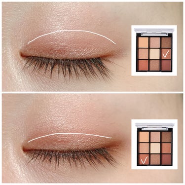 UR GLAM　BLOOMING EYE COLOR PALETTE/U R GLAM/アイシャドウパレットを使ったクチコミ（3枚目）