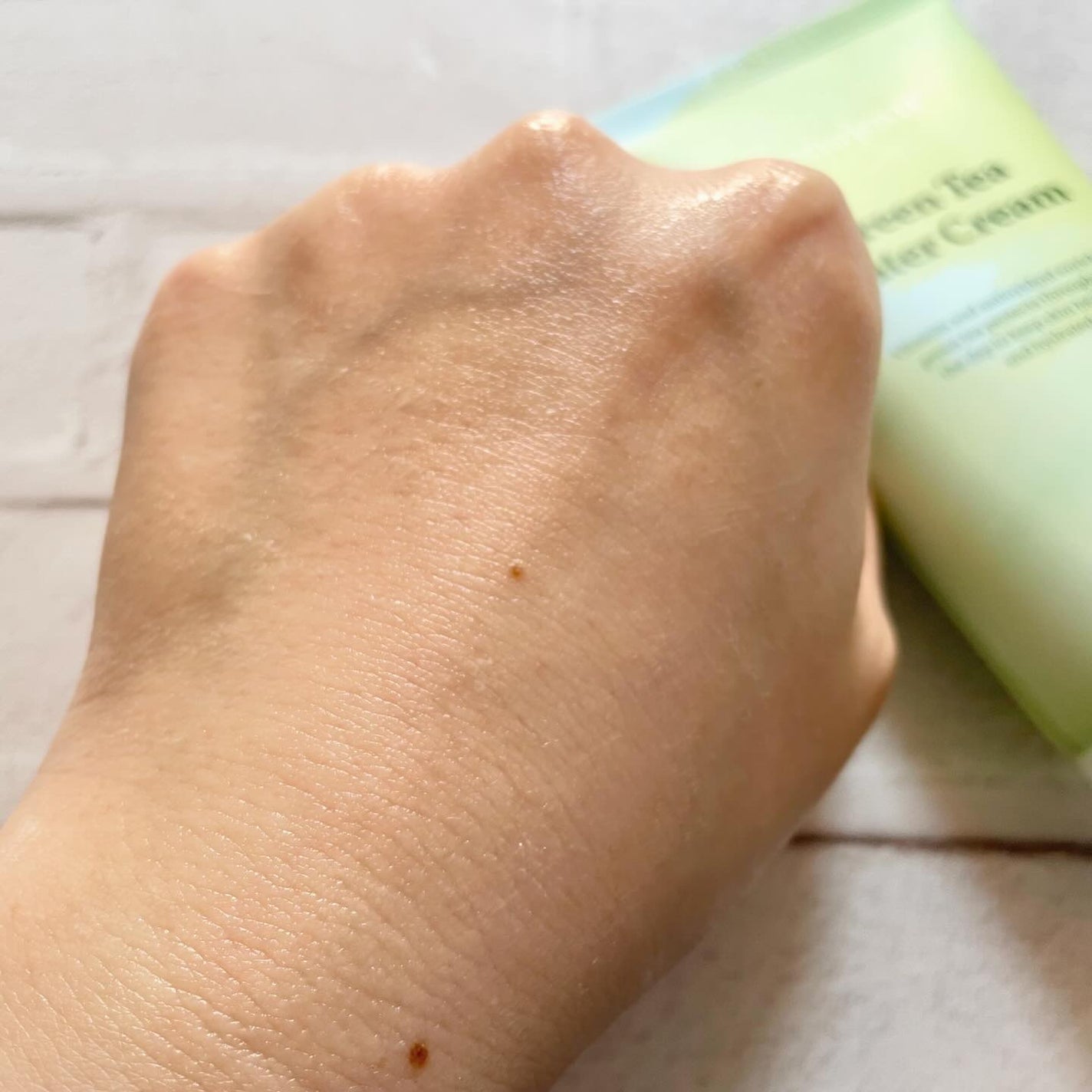 グリーンティーウォーターボム/Bonajour/フェイスクリームを使ったクチコミ(3枚目)