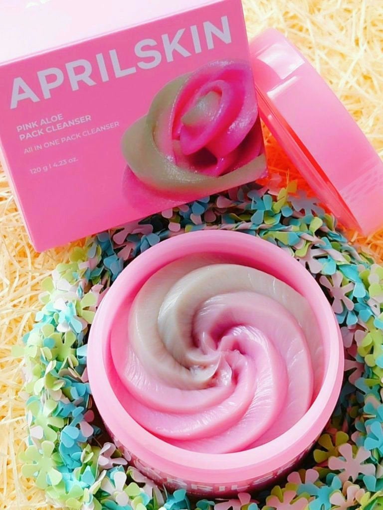 ピンクアロエメレンゲクレンザー/APRILSKIN/その他洗顔料を使ったクチコミ(2枚目)