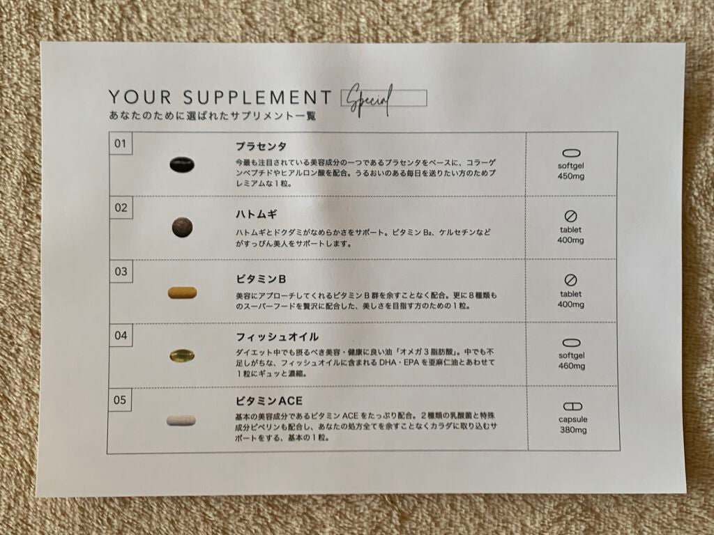 パーソナライズサプリメント「FUJIMI(フジミ)」/FUJIMI/健康サプリメントを使ったクチコミ(2枚目)