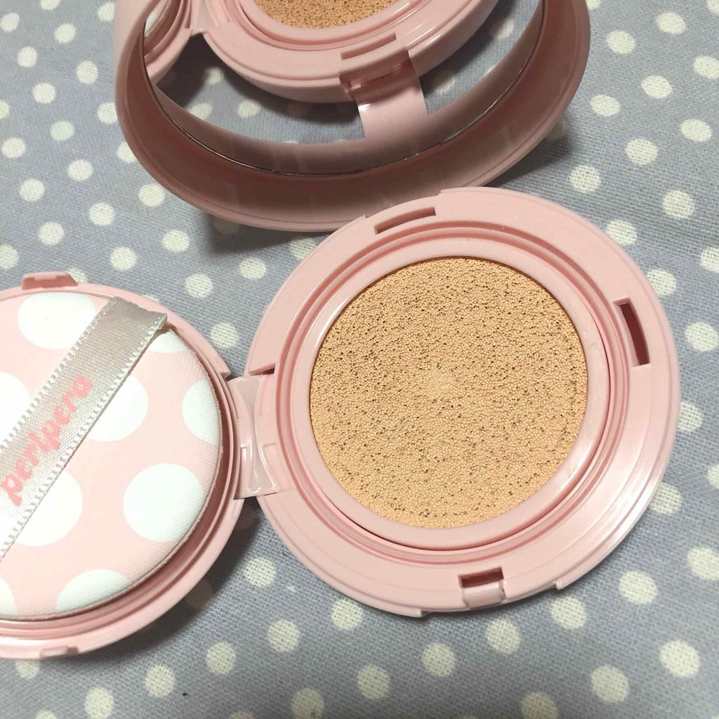 インク ラスティング ピンククッション/PERIPERA/クッションファンデーションを使ったクチコミ(1枚目)