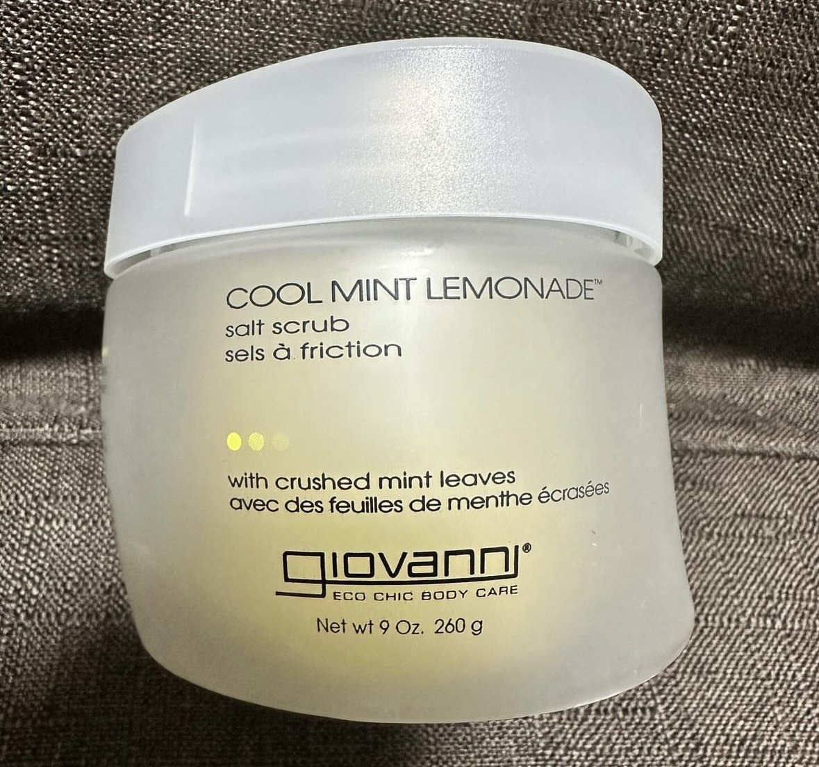 ジョヴァンニ ソルト ボディスクラブ クールミント/giovanni/ボディスクラブを使ったクチコミ（1枚目）