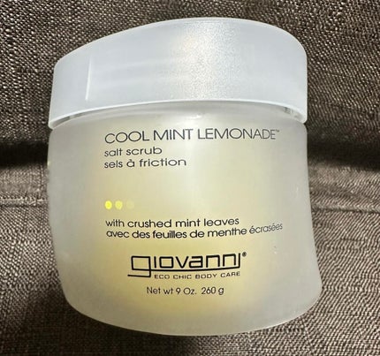 ジョヴァンニ ソルト ボディスクラブ クールミント/giovanni/ボディスクラブを使ったクチコミ(1枚目)
