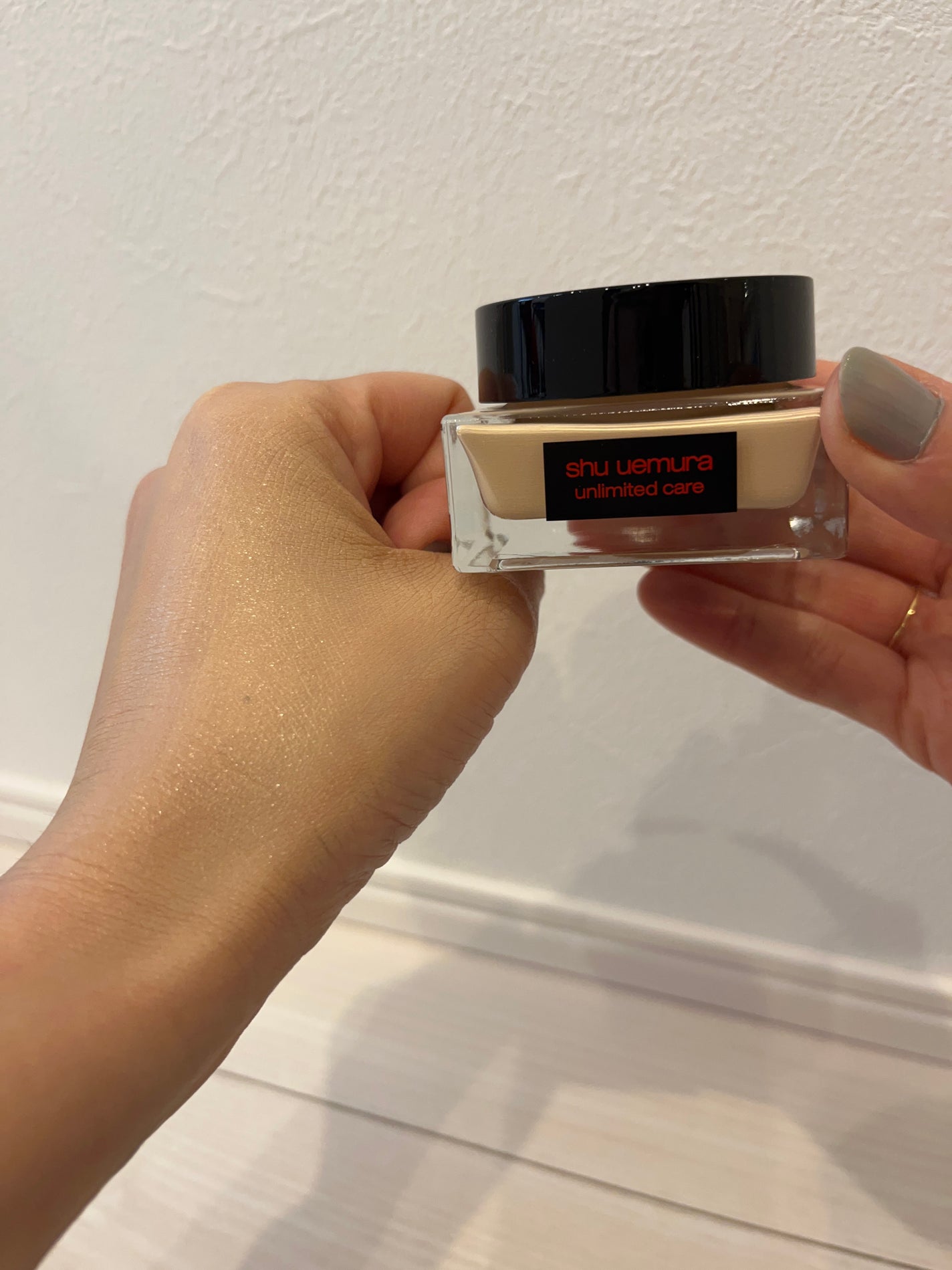 アンリミテッド ケア セラムイン クリーム ファンデーション/shu uemura/クリーム・エマルジョンファンデーションを使ったクチコミ(5枚目)