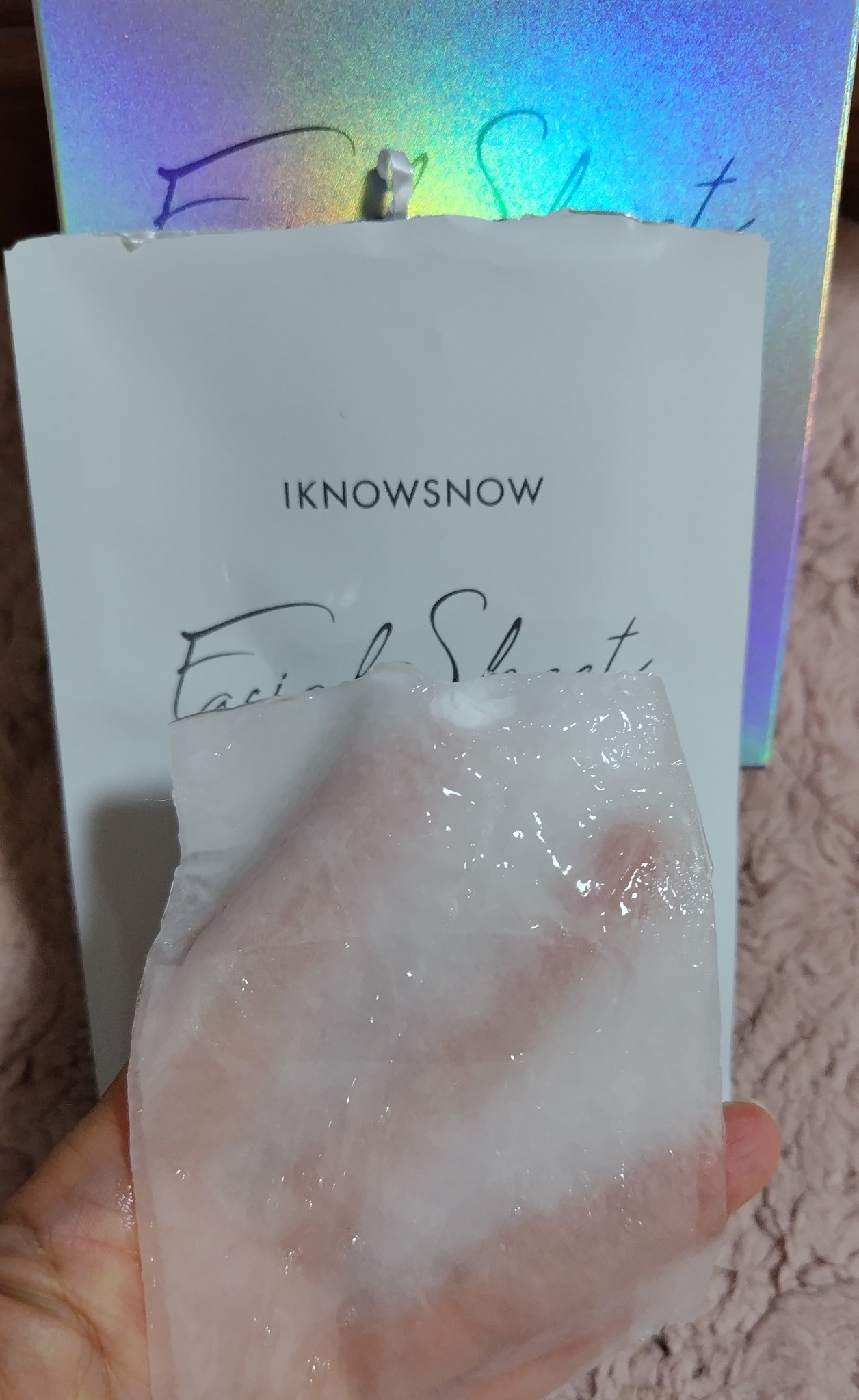 フェイシャルシート/IKNOWSNOW/シートマスク・パックを使ったクチコミ（2枚目）