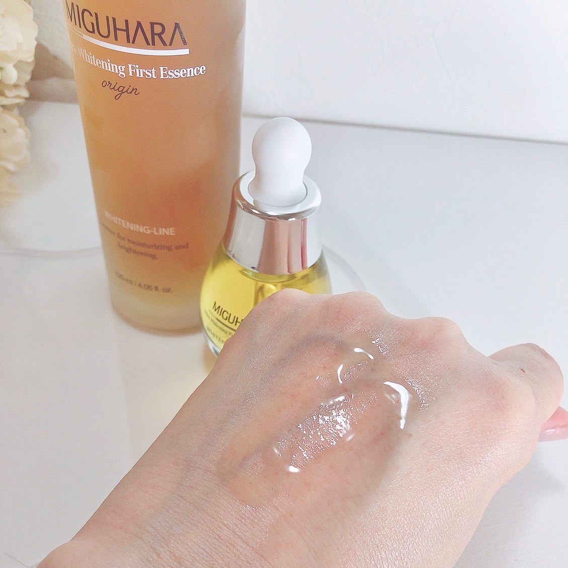 Ultra Whitening First Essence/MIGUHARA/ブースター・導入液を使ったクチコミ（3枚目）