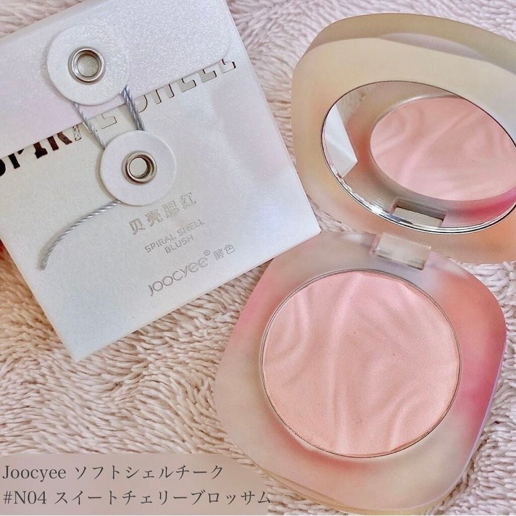 ソフトシェルチーク/Joocyee/パウダーチークを使ったクチコミ(2枚目)