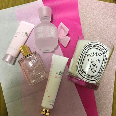 diptyque フルールドスリジエのクチコミ「もともと、桜が好きなのですが
数年前にお誕生日が桜の日だと知り
ますます愛着が湧いていて
桜と.....」（2枚目）