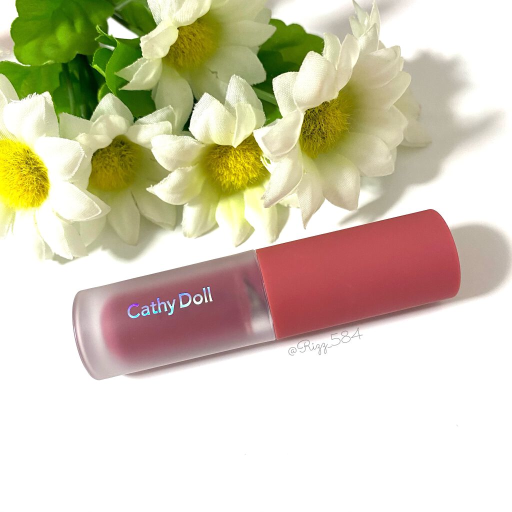 リップアンドチーク ヌードマットティント/CathyDoll/リップティントを使ったクチコミ(5枚目)