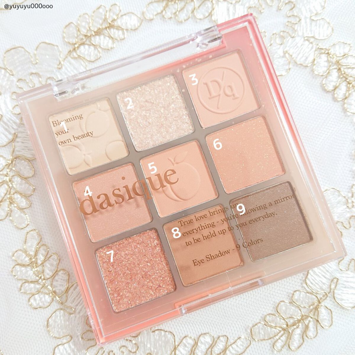 シャドウパレット 14 ピーチスクイーズ/dasique/アイシャドウパレットを使ったクチコミ（2枚目）