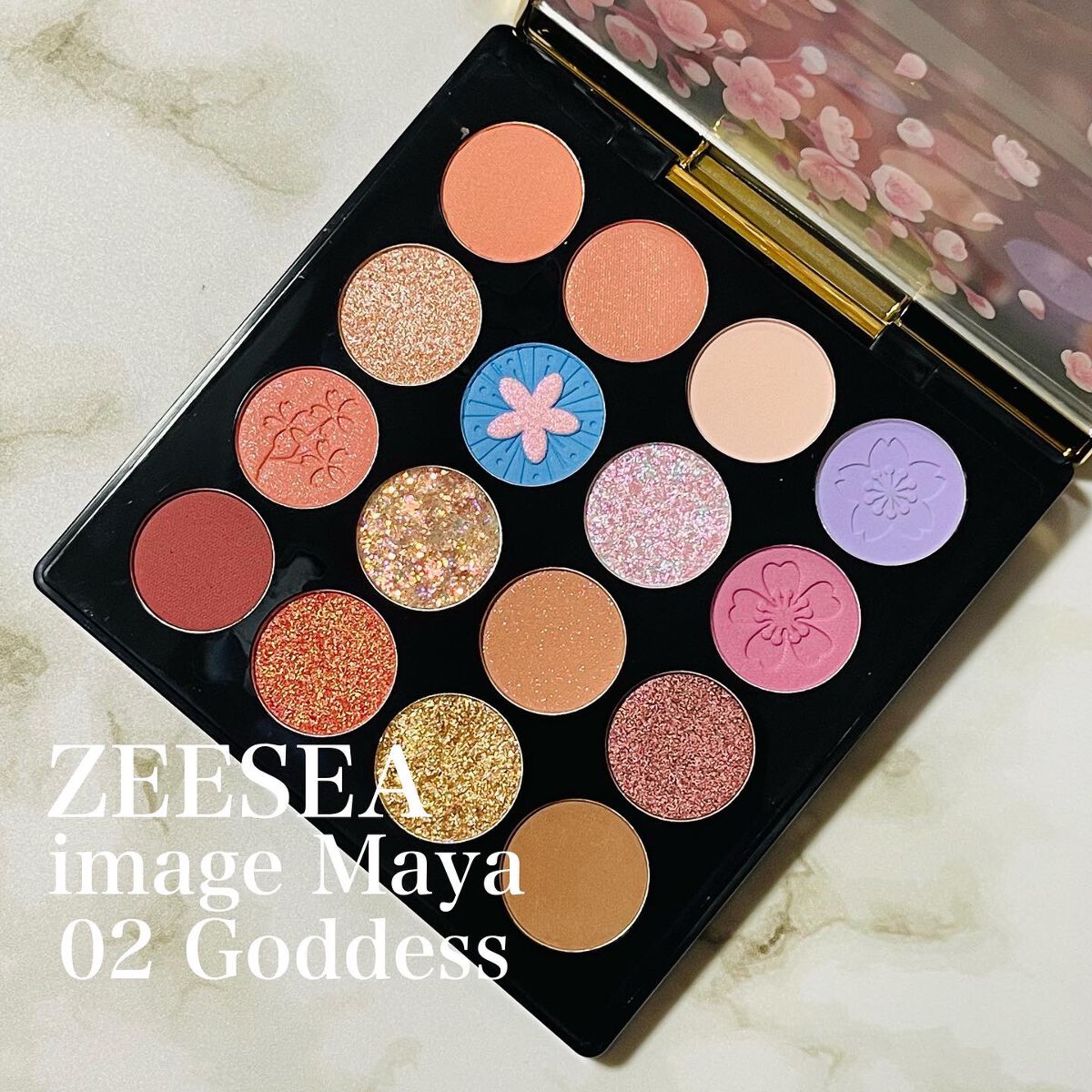 イメージ「マヤ」 アイシャドウパレット/ZEESEA/アイシャドウパレットを使ったクチコミ（2枚目）