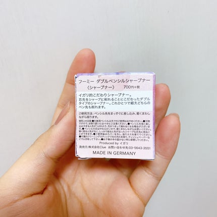 ダブルペンシルシャープナー/WHOMEE/その他化粧小物を使ったクチコミ(7枚目)