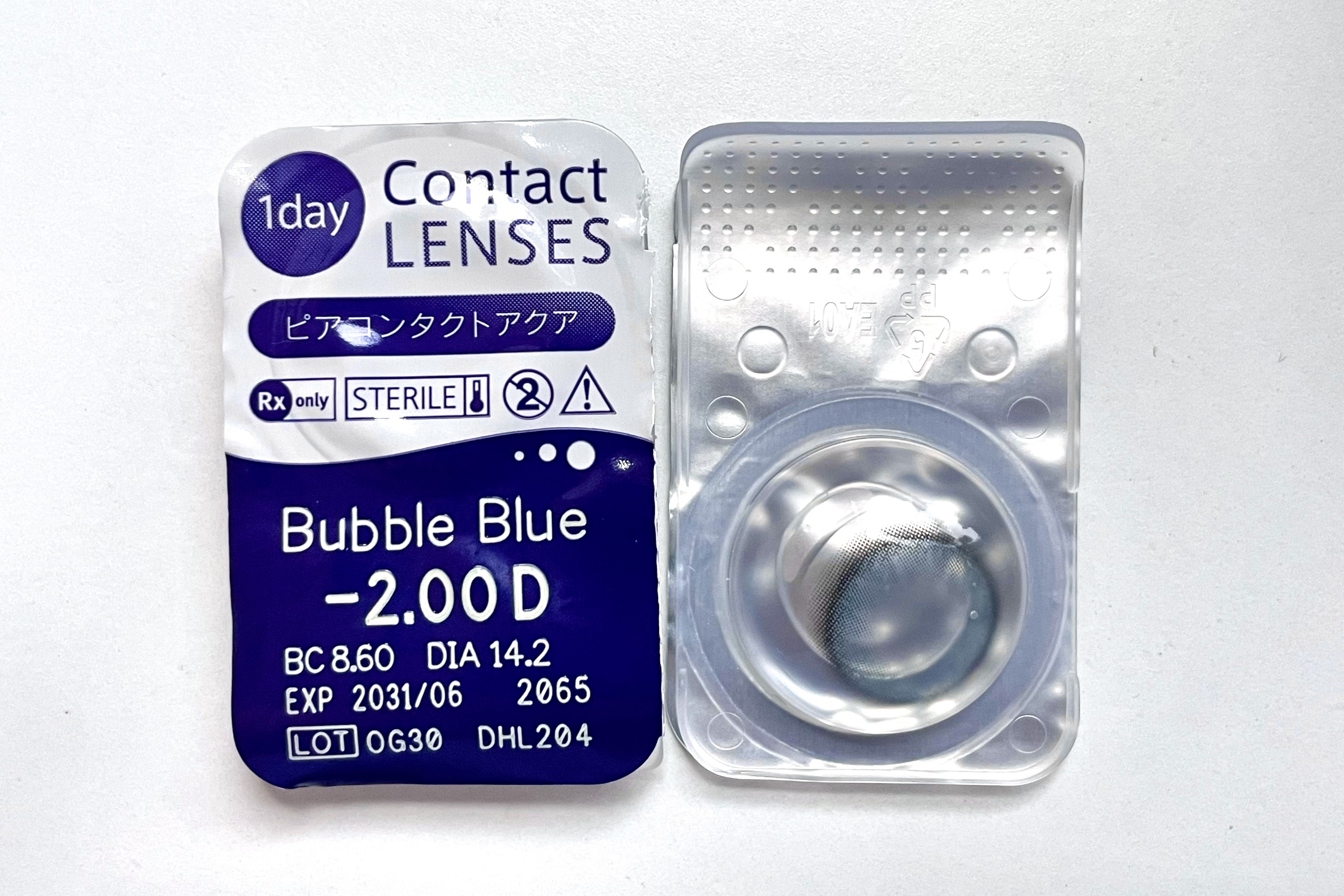 MOLAK 1day バブルブルー/MOLAK/ワンデー（１DAY）カラコンを使ったクチコミ（2枚目）