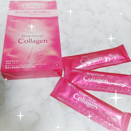 ディープチャージ コラーゲン スティックゼリー/ファンケル/美容サプリメントを使ったクチコミ(1枚目)