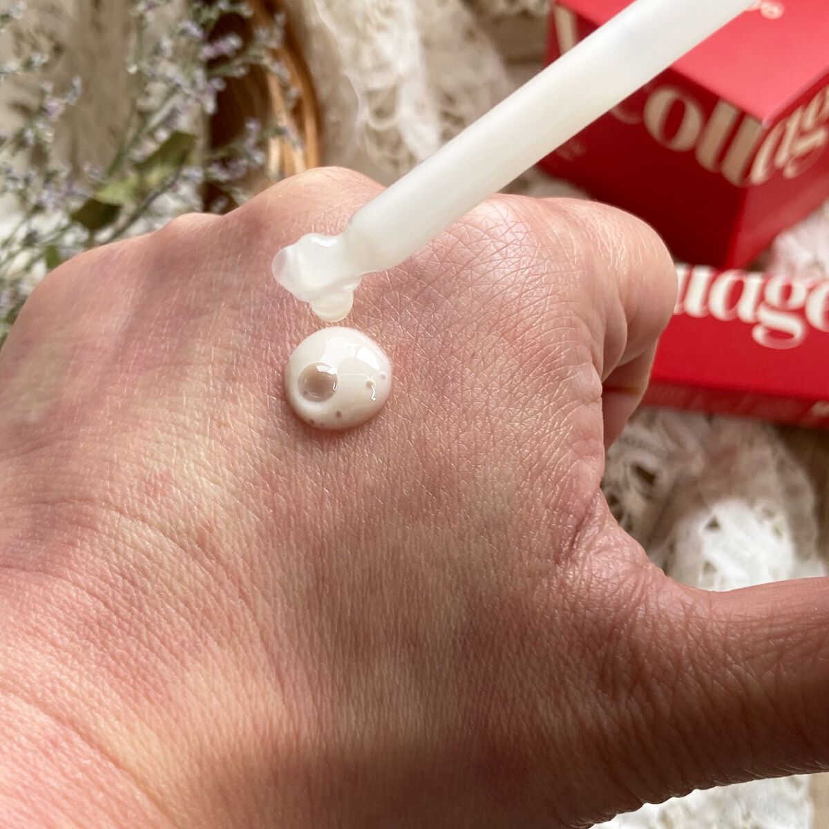 Vコラーゲン ハートフィットアンプル/manyo/美容液を使ったクチコミ（3枚目）