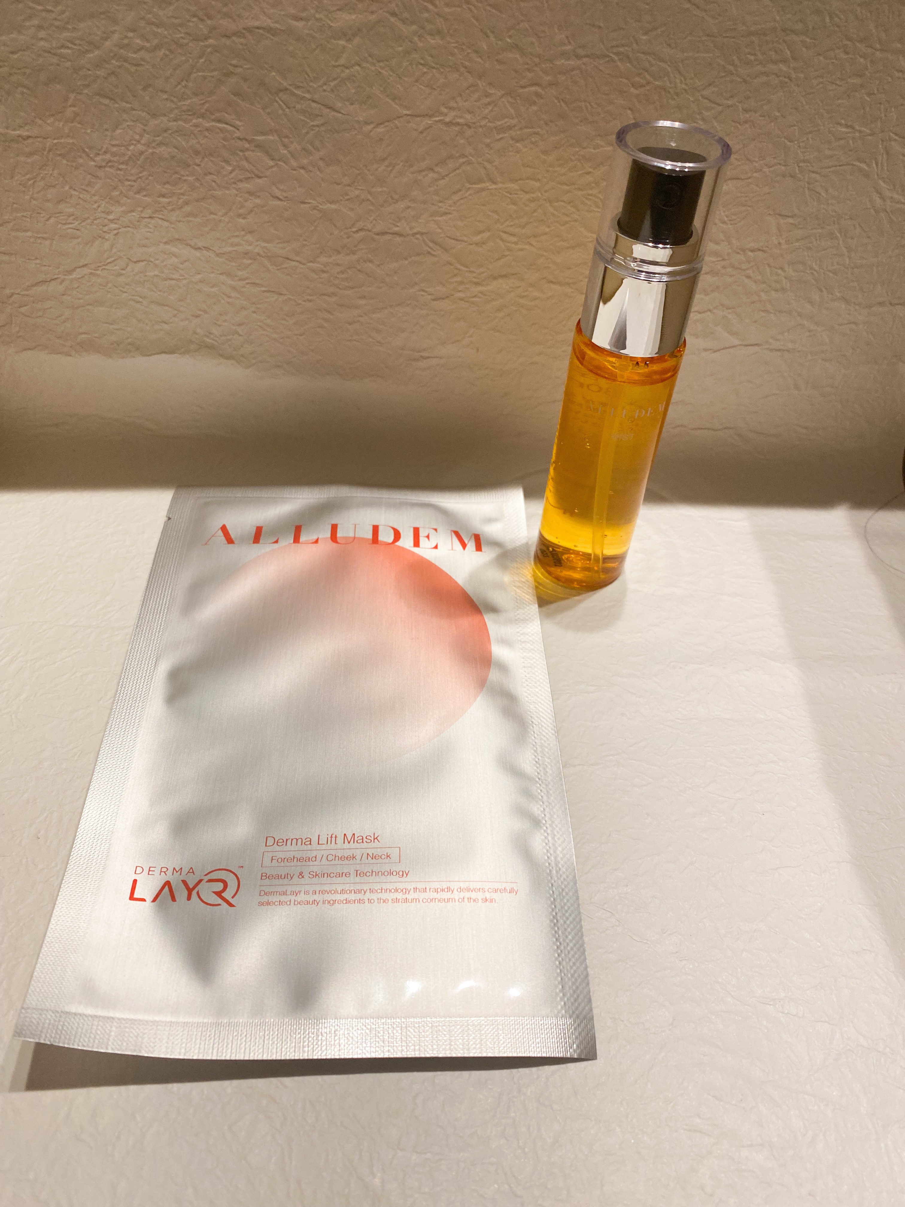 Derma Lift Mask/ALLUDEM/スキンケアキットを使ったクチコミ（2枚目）