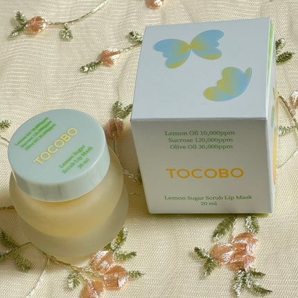 レモンシュガースクラブリップマスク/TOCOBO/リップスクラブを使ったクチコミ(2枚目)