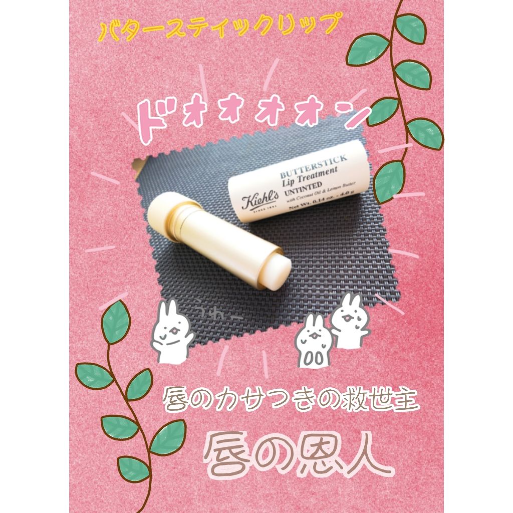 キールズ バタースティック リップ トリートメント/Kiehl's/リップケアを使ったクチコミ(1枚目)