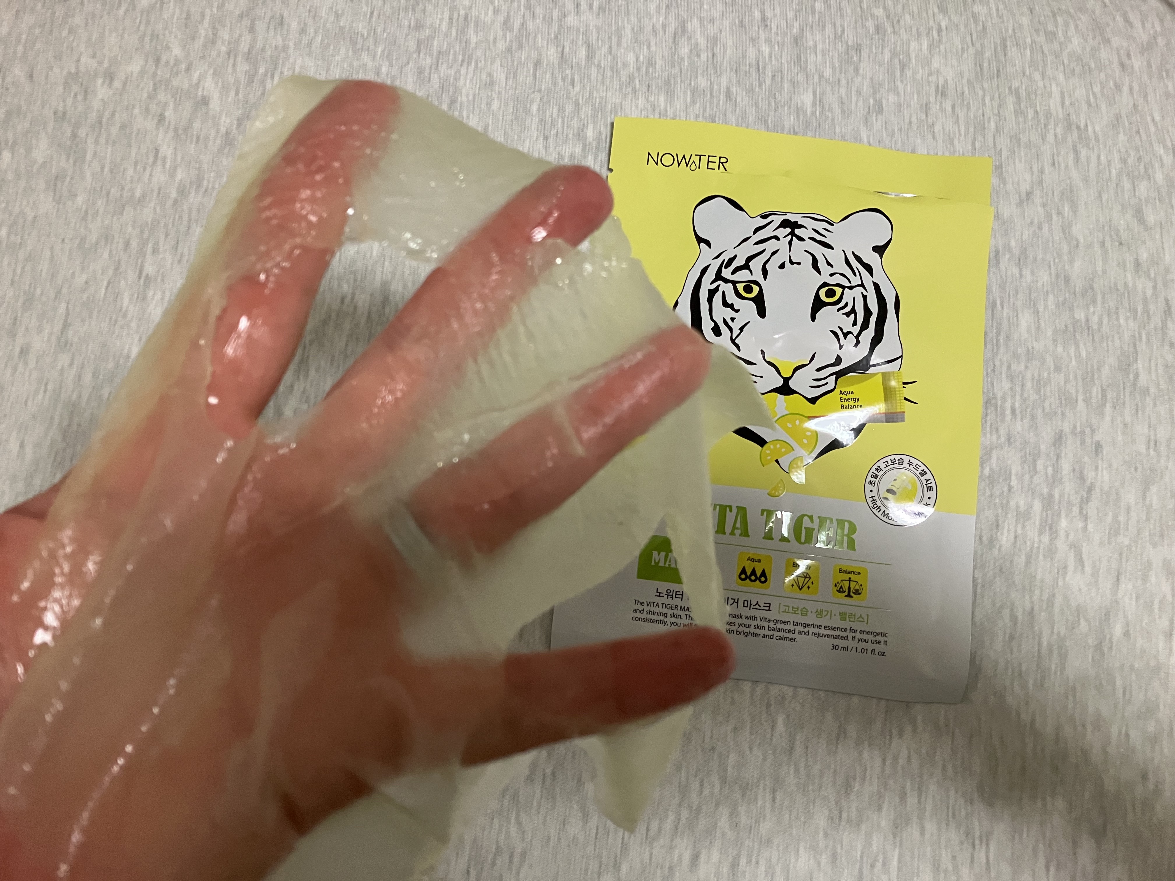 ビタタイガーマスク/NOWATER/シートマスク・パックを使ったクチコミ（3枚目）