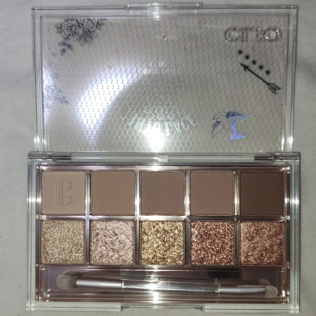 プロ アイ パレット 08 INTO LACE(AD)/CLIO/アイシャドウパレットを使ったクチコミ（3枚目）