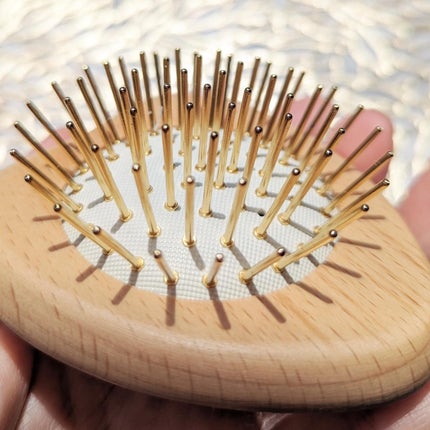 プレミアム FOX カッサ ウッド ミニハート ヘアブラシ/SNOW FOX SKINCARE/ヘアブラシを使ったクチコミ(4枚目)