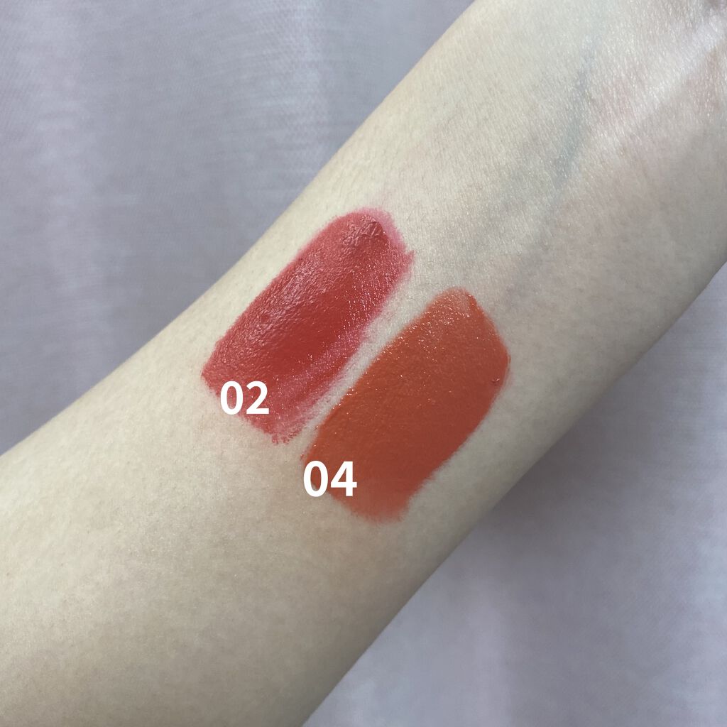 ムース キャンディー ティント 02ストロベリームース/the SAEM/リップティントを使ったクチコミ（3枚目）