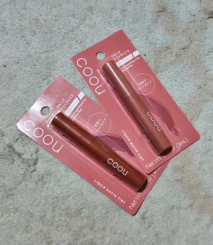 リキッドマットティント 01 ディープレッド/coou/リップティントを使ったクチコミ(1枚目)