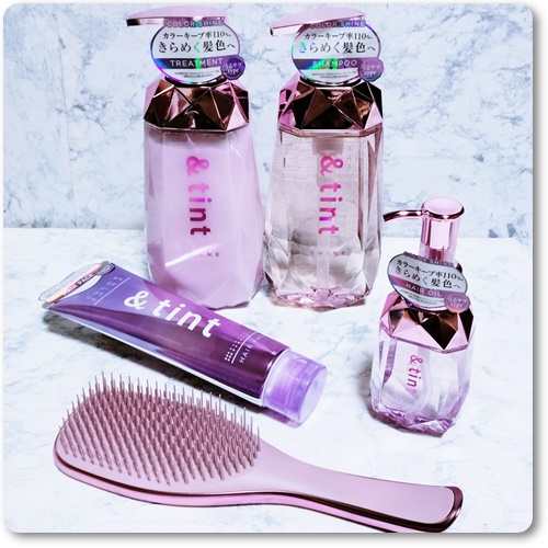 アンドティント カラーシャイン ヘアオイル/&tint/ヘアオイルを使ったクチコミ（1枚目）