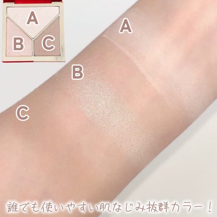 ハイライトシェーディングパレット/TIMAGE/パウダーハイライトを使ったクチコミ(5枚目)