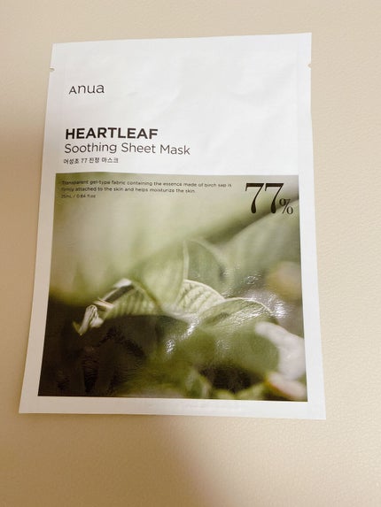 ドクダミ77 % 鎮静マスクパック/Anua/シートマスク・パックを使ったクチコミ(1枚目)