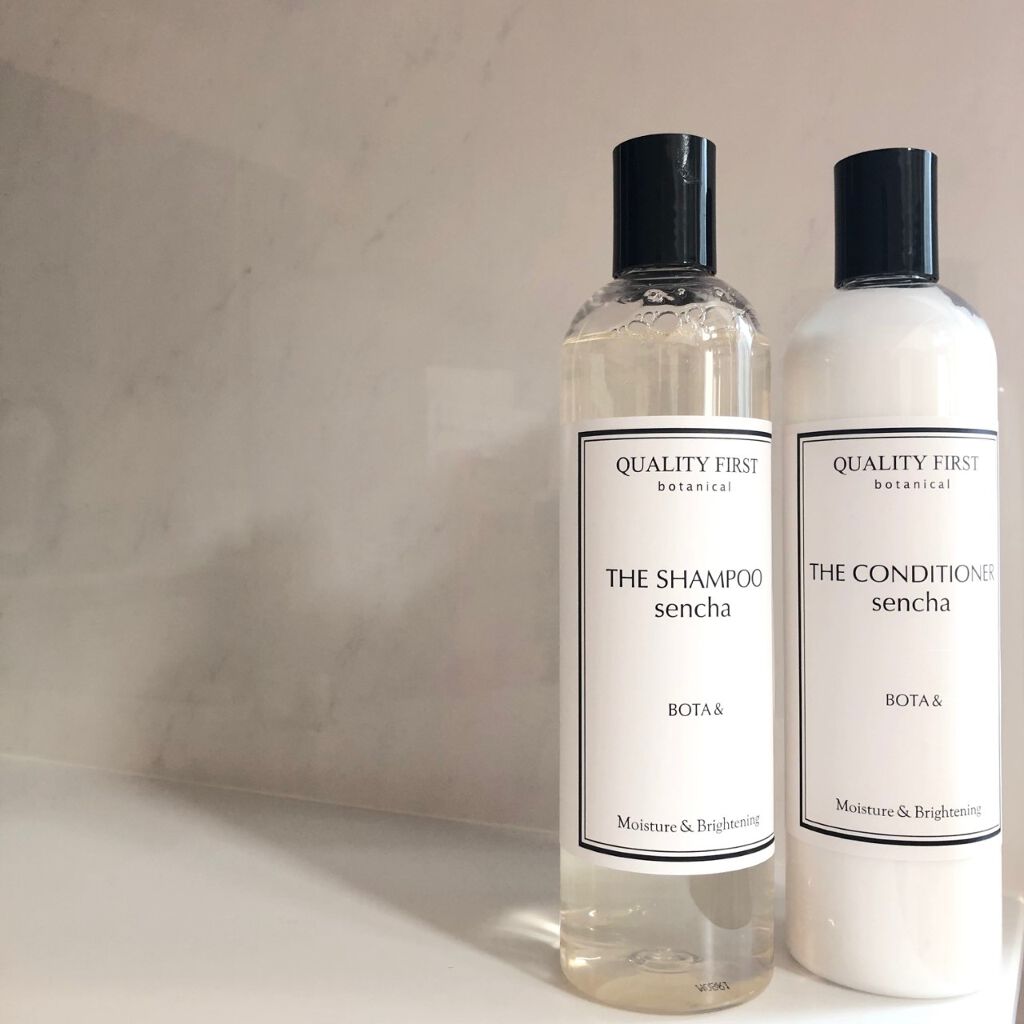 ボタアンド ザ シャンプー <sencha>/クオリティファースト/市販シャンプーを使ったクチコミ（1枚目）