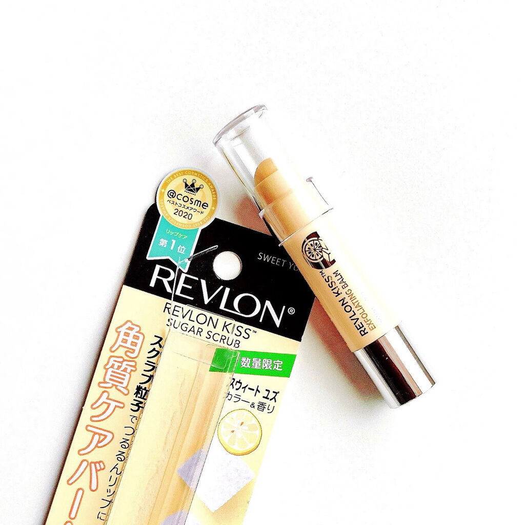 レブロン キス シュガー スクラブ 113 スウィート ユズ/REVLON/リップスクラブを使ったクチコミ（1枚目）