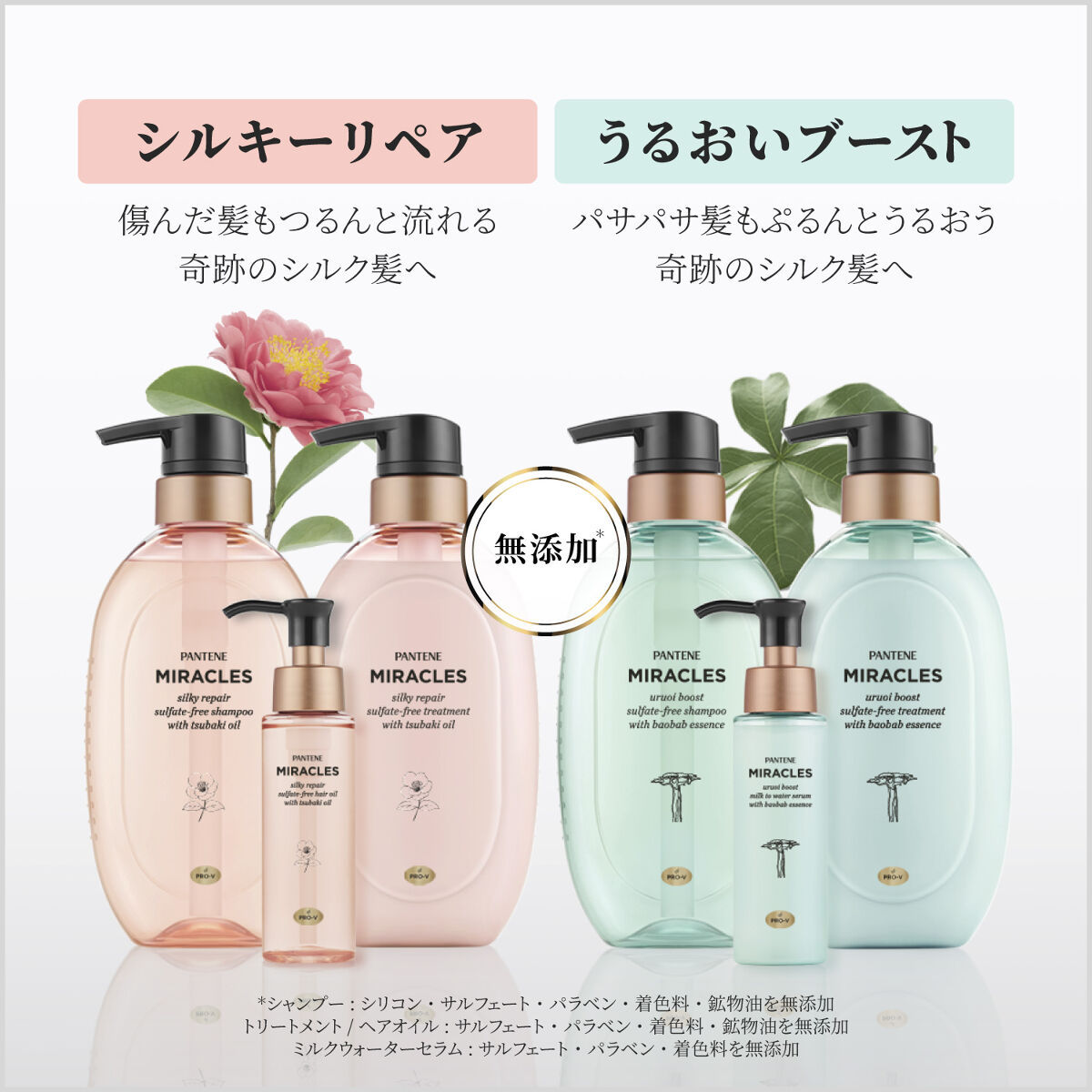 パンテーンの最高級ライン ミラクルズから “自然×サイエンス”の