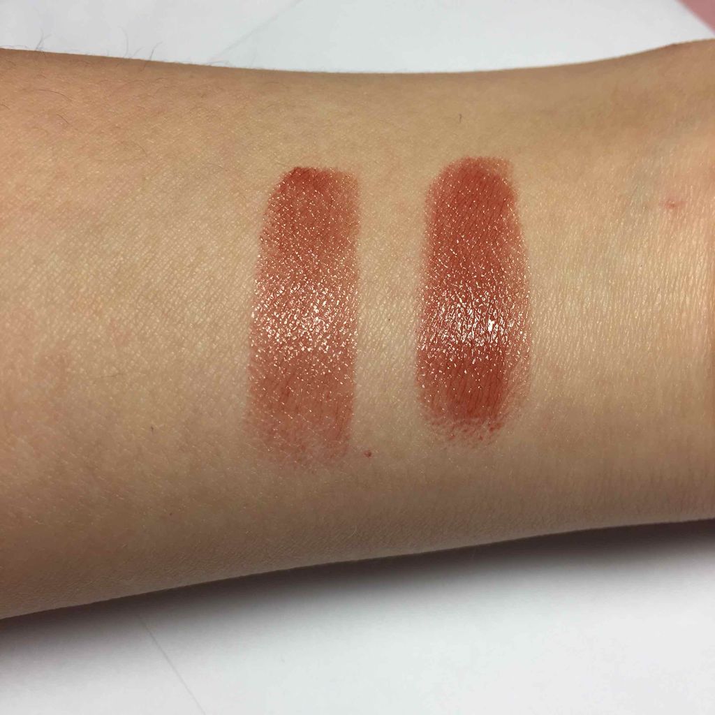 ラスティンググロスリップ/CEZANNE/口紅を使ったクチコミ（2枚目）