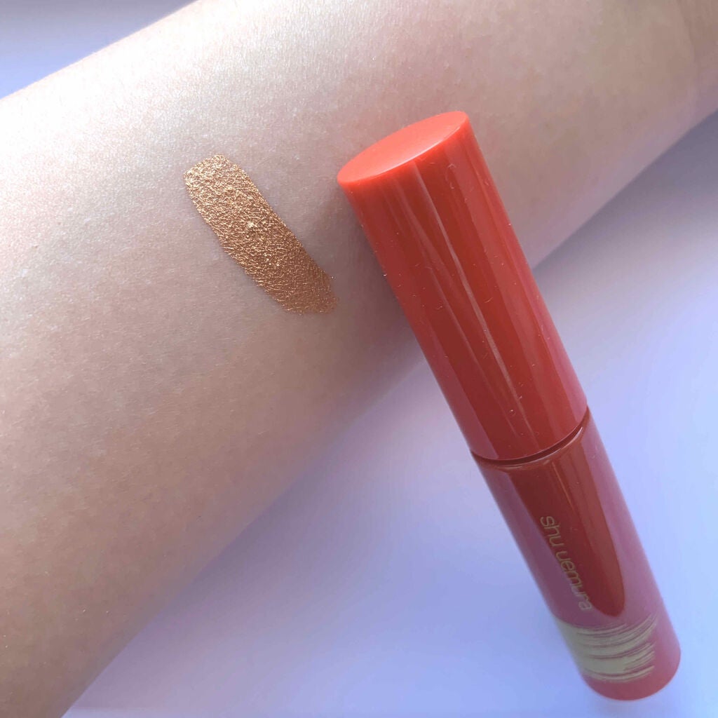 ルージュ アンリミテッド ラッカーシャイン/shu uemura/口紅を使ったクチコミ(3枚目)