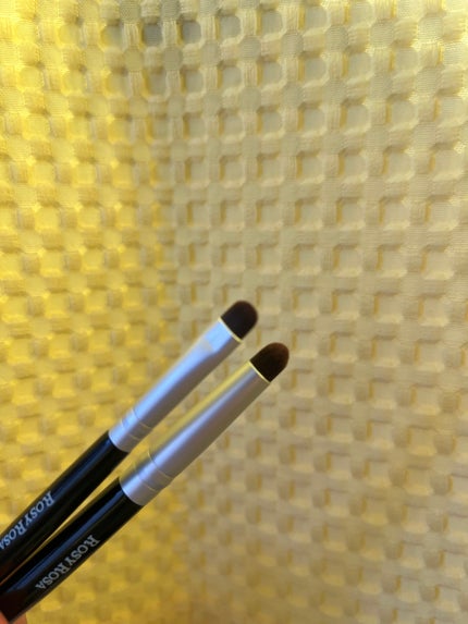 ポイントメイクアップブラシセット/ロージーローザ/メイクブラシを使ったクチコミ(3枚目)