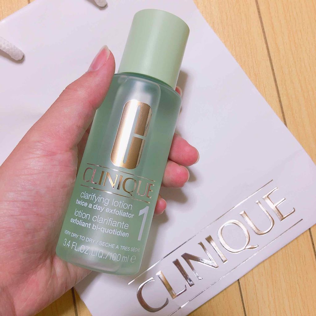 クラリファイング ローション 1 100ml/CLINIQUE/拭き取り化粧水を使ったクチコミ（1枚目）