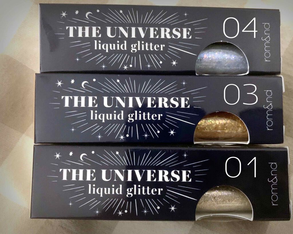 リキッド グリッター シャドウ/rom&nd/グリッターを使ったクチコミ（1枚目）