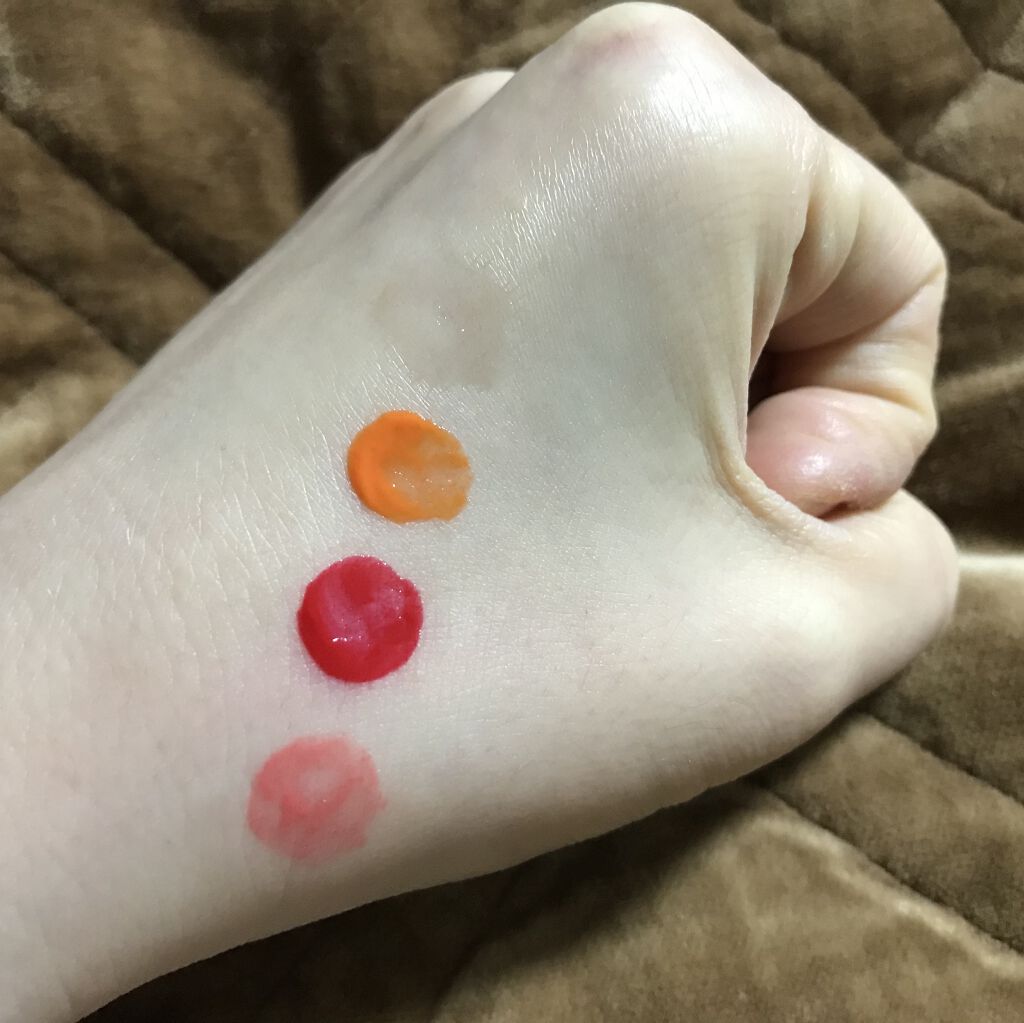 ジューシーラスティングティント/rom&nd/リップティントを使ったクチコミ（2枚目）