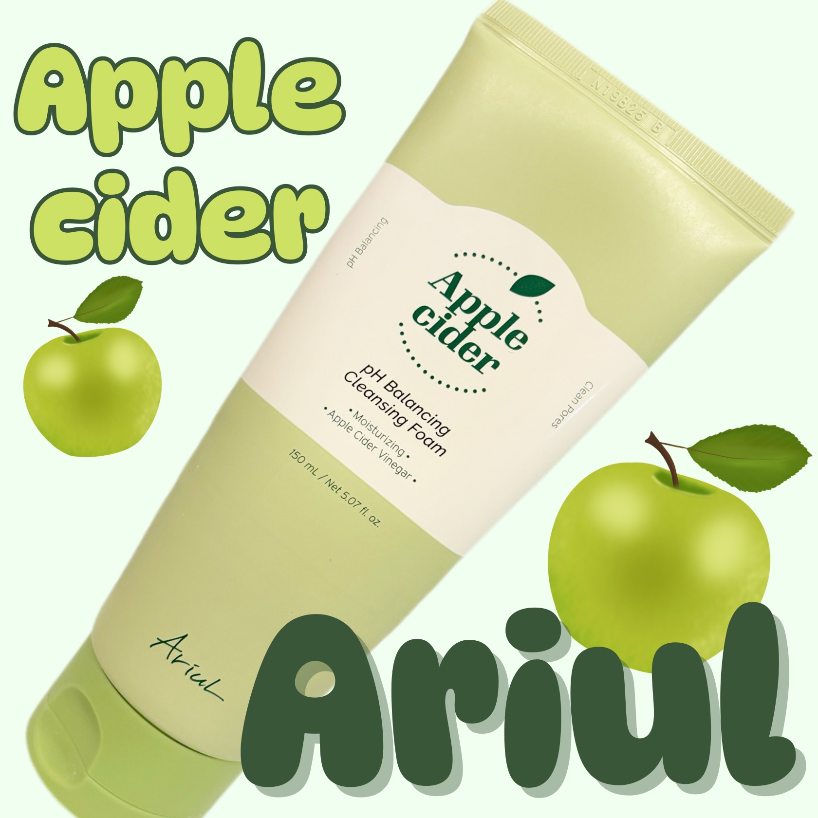 アップルサイダー pH弱酸性クレンジングフォーム /Ariul/洗顔フォームを使ったクチコミ（1枚目）