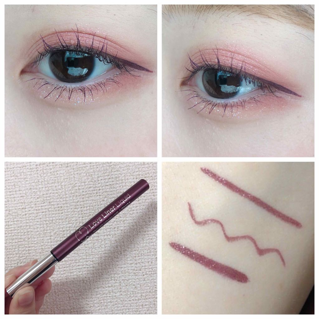 ラブ・ライナー リキッド グリッターコレクション/ラブ・ライナー/リキッドアイライナーを使ったクチコミ(2枚目)