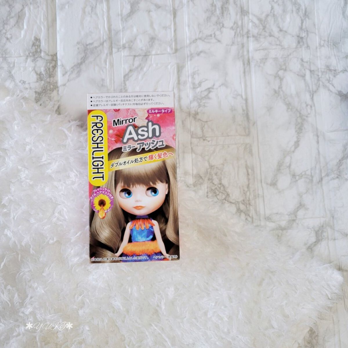 ミルキーヘアカラー/フレッシュライト/ヘアカラーを使ったクチコミ（1枚目）