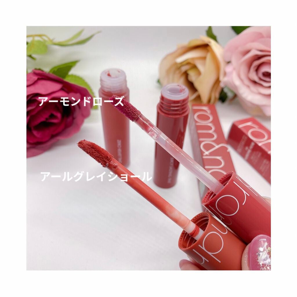 ジューシーラスティングティント/rom&nd/リップティントを使ったクチコミ(4枚目)