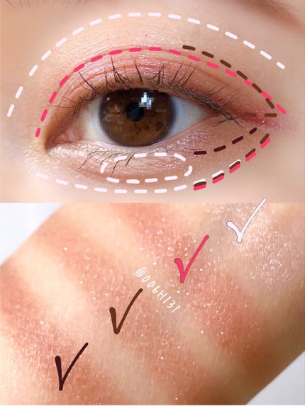 シルキースフレアイズ/キャンメイク/アイシャドウパレットを使ったクチコミ(2枚目)