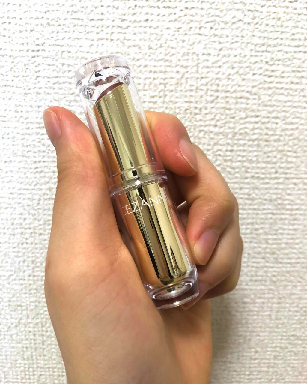 ラスティンググロスリップ/CEZANNE/口紅を使ったクチコミ（2枚目）