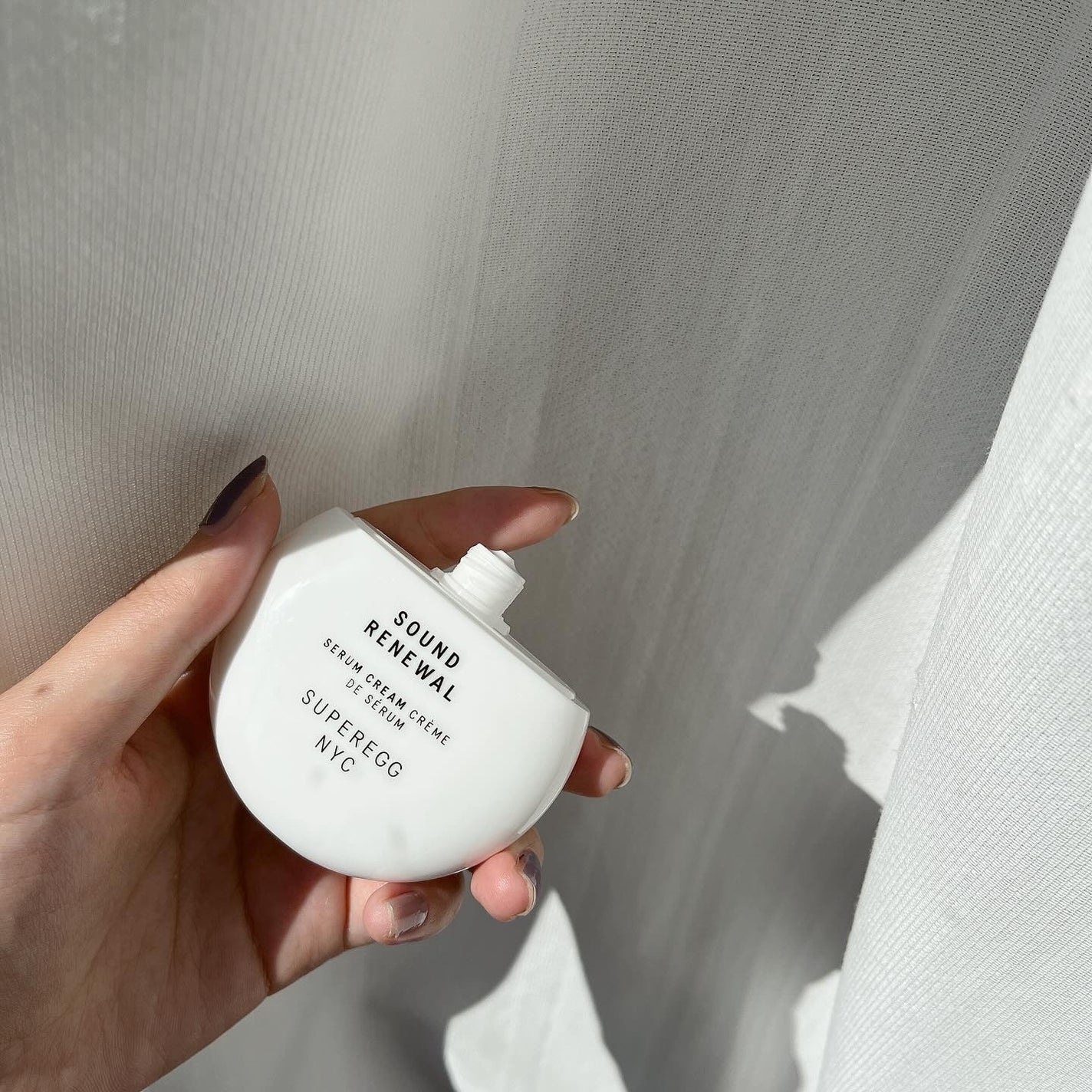 サウンド リニューアル セラムクリーム/SUPEREGG /フェイスクリームを使ったクチコミ(2枚目)