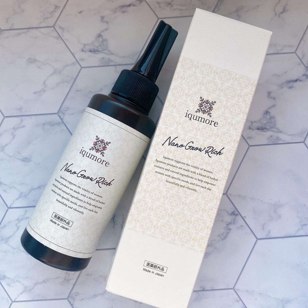ナノグロウリッチ/iqumore/頭皮ローションを使ったクチコミ(1枚目)