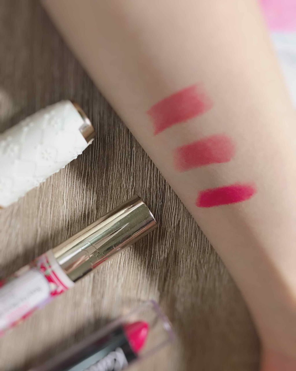 ステイオンバームルージュ/キャンメイク/口紅を使ったクチコミ(2枚目)